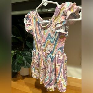 Little Sleepies marble twirl dress